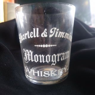 Monogram Whiskey Shortell & Timmins Pre Pro Shot Glass