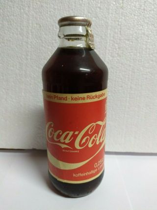 Coca Cola Bottle Prototype Germany 1979 Rare