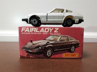 Matchbox Superfast Lesney - No.  5 - Nissan Fairlady Z " Made In Japan " Rare