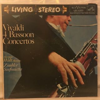 Vivaldi - 4 Bassoon Concertos - Living Stereo Sd (m -)