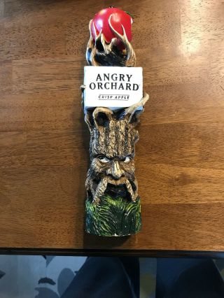 11 " Tall " Angry Orchard " Crisp Apple Hard Cider Beer Tap Handle