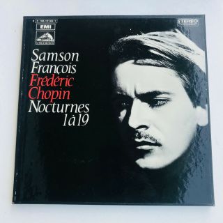 French Vsm 2c165 - 12146/7 2lp Box Set Samson Francois Chopin Nocturnes Nm