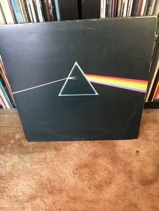 Pink Floyd.  Dark Side Of The Moon.  Solid Triangle A2 B2.  Posters.  Vg