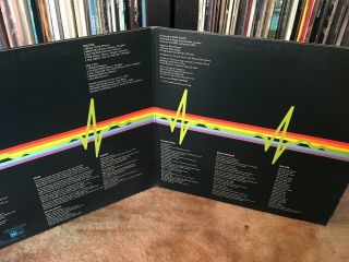 Pink Floyd.  Dark Side Of The Moon.  Solid Triangle A2 B2.  Posters.  Vg 3