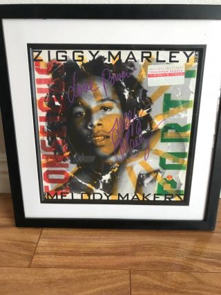 Autographed / Signed Ziggy Marley And The Melody Makers Conscious Party Album