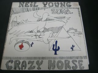 Vinyl Record Album Neil Young Zuma Crazy Horses (165) 7