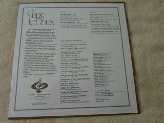 CHRIS LeDOUX Old Cowboy Classics ' 83 American Cowboy Songs LP - 2