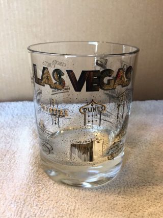 Las Vegas Casinos Souvenir Glass