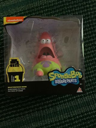 Spongebob Squarepants Masterpiece Meme 8 " Surprised Patrick Bnib,  In Hand