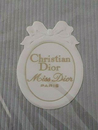 Nisb Vintage Christian Dior 1/2 Oz Miss Dior Splash