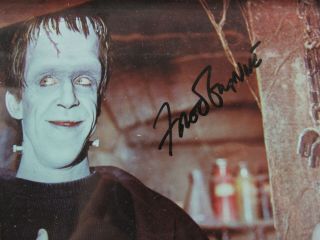 Herman Munster Photo Autographed by Fred Gwynne 2