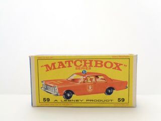 Orig.  Box For 1966 Lesney Matchbox No.  59 