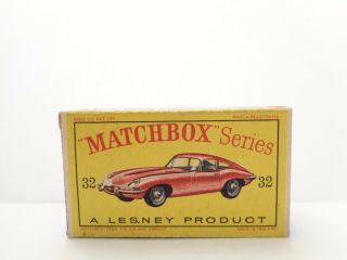 Box For 1962 Lesney Matchbox No.  32 