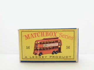 Orig.  Box - 1958 Moko Lesney Matchbox No.  56 