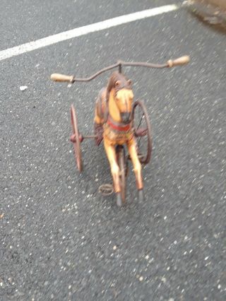 Miniature Leaping Horse Tricycle,  Velocipede,  Victorian Style,  Hand Crafted