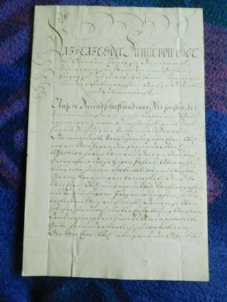 King Frederick V Of Denmark 1756 Rare Signed Document