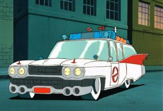 The Real Ghostbusters Animation Cartoon Cel Rg - 17 Ecto - 1