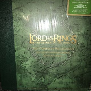 The Lord Of The Rings Return Of The King Vinyl Green Box Corner Wear