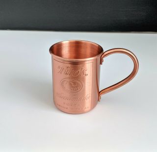Tito ' s Vodka Copper Moscow Mule Mug,  Austin Texas, 2
