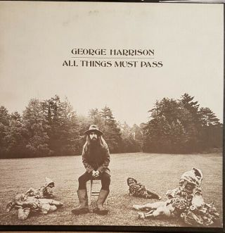 George Harrison - All Things Must Pass - 3 Lp Box Set - Near W/ Poster