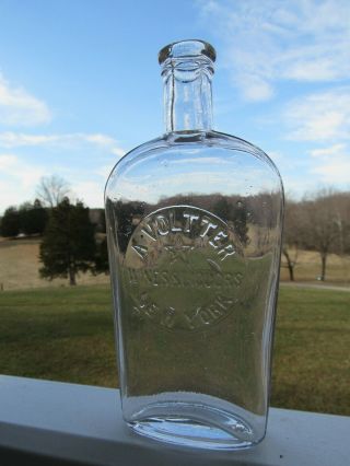 Pint - Sized A.  Voltter Liquor Flask