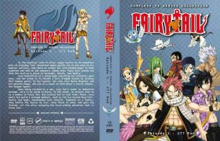 Anime Dvd Fairy Tail Complete Tv Series Chapter 1 - 277 End,  Movie,  Ova Eng Dub