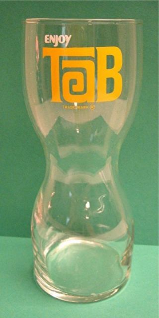 Old Tab Intro Hourglass Shaped Soda Glass Coke Product