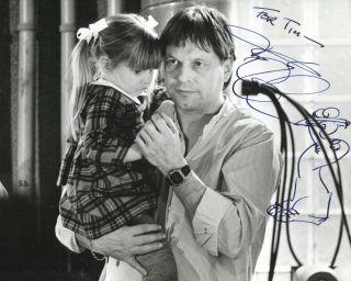 Terry Gilliam On Set Brazil (1985) Hand - Signed 8”x10” Portrait W.  Child Actress