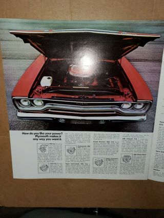 1970 Plymouth Belvedere - GTX - Road Runner - Satellite brochure 5