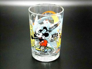 Mcdonalds Walt Disney Studios Glass 100 Years Magic Cup Steamboat Willie Mickey