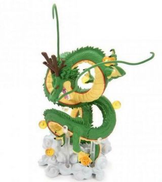 Japan Anime Dragon Ball Shenlong Green&wood Statue Pvc Figure Model Gift