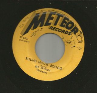 R&b Jazz Jump Instros - Bep Brown - Kickin The Blues Around - Hear 1952 Meteor 5001