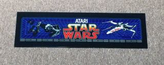 Atari Star Wars Arcade Machine Plexi Marquee - Artwork