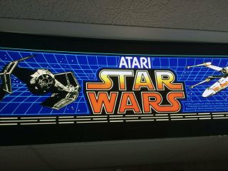 ATARI STAR WARS Arcade Machine PLEXI MARQUEE - ARTWORK 2
