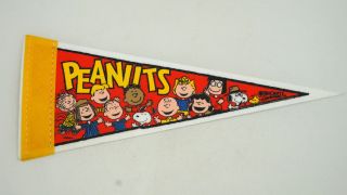 Charlie Brown And The Peanuts Gang Wincraft Pennant Snoopy 10 " Long