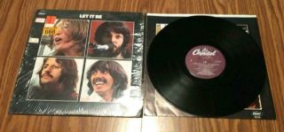 The Beatles Let It Be Vinyl Lp 1979 Us Press W/poster Psych Blues Rock Ex/ex