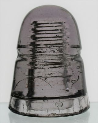 Purple Cd 145 B Beehive Glass Insulator
