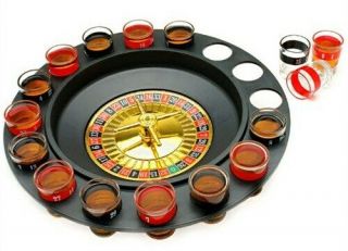 Vegas Style Roulette Shot Glass Drinking Game Great Poker Themed Party Sproult
