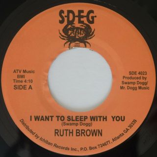 Rare Sweet Soul Ruth Brown I Want To Sleep With You / What Color Is Blue M - Sdeg