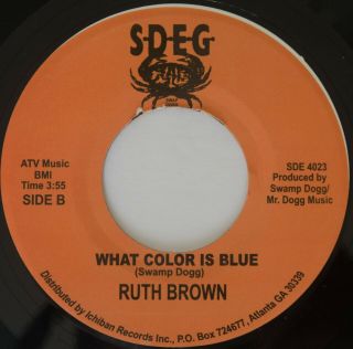 Rare Sweet Soul RUTH BROWN I Want To Sleep With You / What Color Is Blue M - SDEG 2