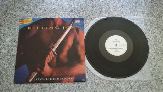 Killing Joke Love Like Blood 12 " Vinyl 3 Track Very Rare 1985 Portugal