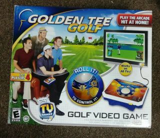 Jakks Pacific Golden Tee Golf Plug And Play Classic Arcade Video Game Tv Edition
