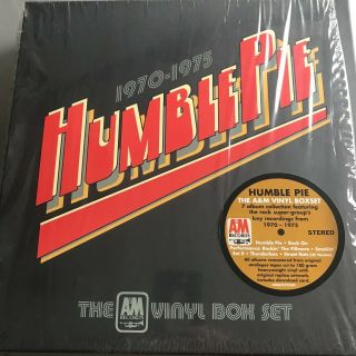 Humble Pie A&m Vinyl Boxset 1970 - 1975 180gm Box Set Vinyl 9 Lp In Shrink Nm