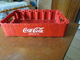 Vintage Rare Style Red Plastic Coca - Cola Crates - Usa