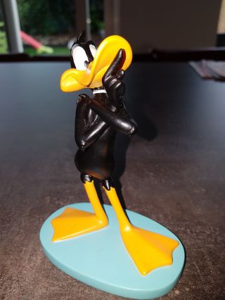 Extremely Rare Looney Tunes Daffy Duck Thinking Figurine Statue