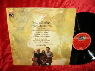 1975 Uk Nm Asd 3058 Stereo Saint Saens Cello Concerto Paul Tortelier,  Maria De L