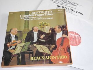 Beethoven Beaux Arts Trio 7 Lp Box - Complete Piano Trios Cello Violin