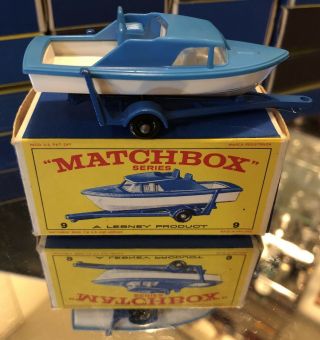 Matchbox Lesney 9d Boat and Trailer 2