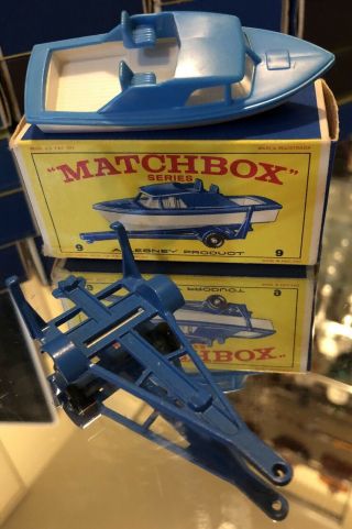 Matchbox Lesney 9d Boat and Trailer 5