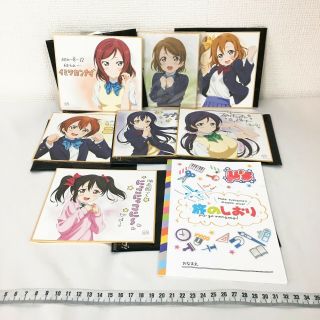 Love Live Idol Movie Colored Paper Illustration Japan Anime Manga Game Tg22